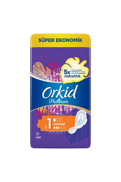 Orkid بلاتينيوم - 96 قطعة فوط اقتصادية للغاية عادية 24x4
