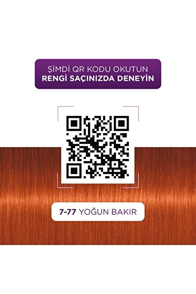 Palette Göz Alıcı Renkler 7-77 Yoğun Bakır Saç Boyası