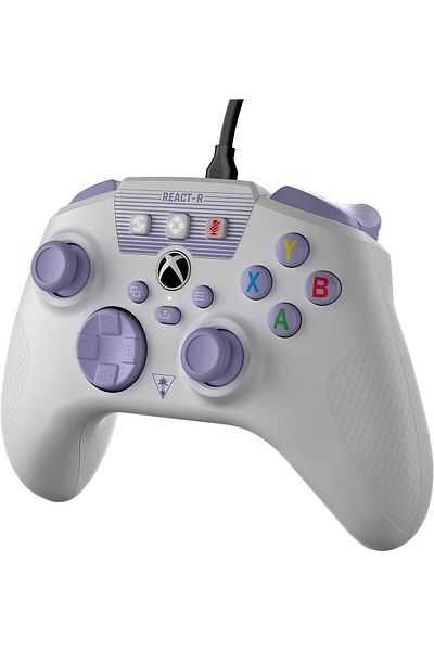 Turtle Beach urtle Beach React-R Controller White/Purple - Xbox Series X|S, Xbox One and PC