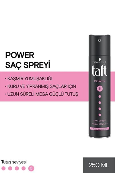 Gliss Split Hair Miracle Şampuan 500 ml Saç Kremi 360 ml Taft Power Cashmere Sprey 250 ml