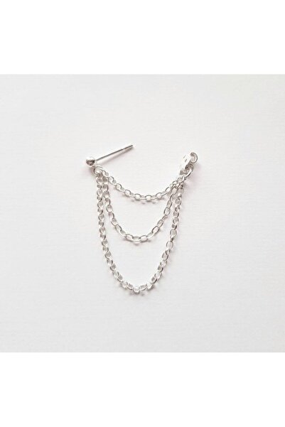 TakıConcept Sallantılı Zincirli Kıkırdak Küpe