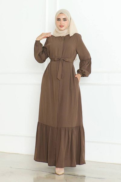 Neva Style Casual Cut Rabia Crepe Ferace