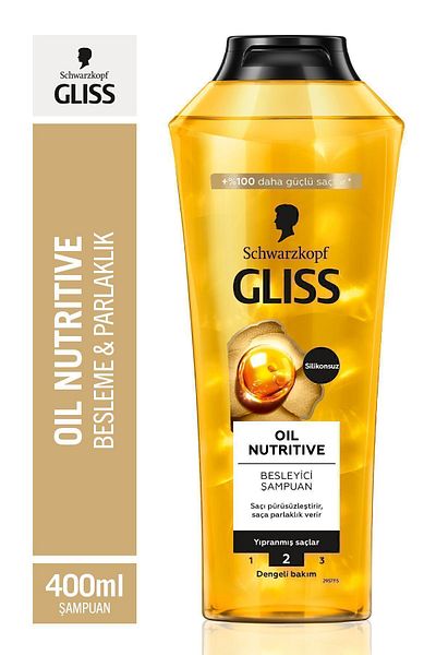 Gliss 400 ML Nutritive Oil Shampoo