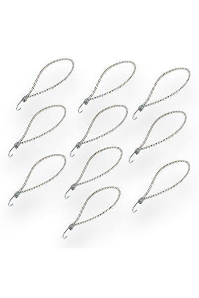 Genel Markalar Metal Kancalı Çadır Branda Gergi Lastiği-10 Adet