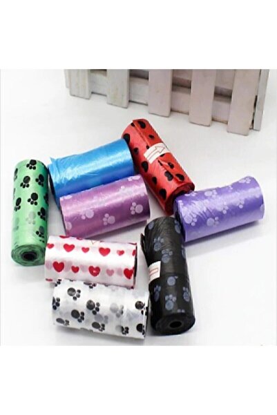 Jetcom Pet Cat Dog Poop Bag Poop Collection Roll Bag Bag 3 Rolls 180 Pieces