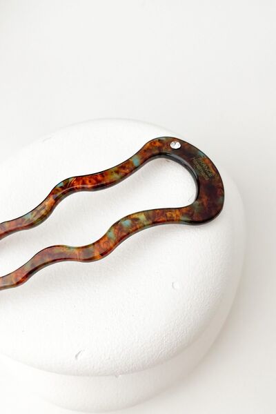 Modex Χειροποίητο μονόπετρο κλιπ μαλλιών για τη Γαλλία - 11 cm