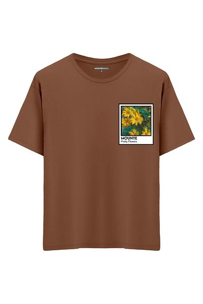 Mounte Bianca Unisex Pretty Flowers - Oversize T-Shirt