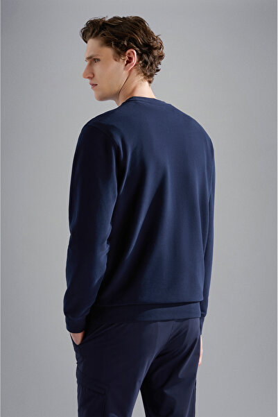 PAUL&SHARK MEN'S KNITTED SWEATSHIRT C.W. COTTON