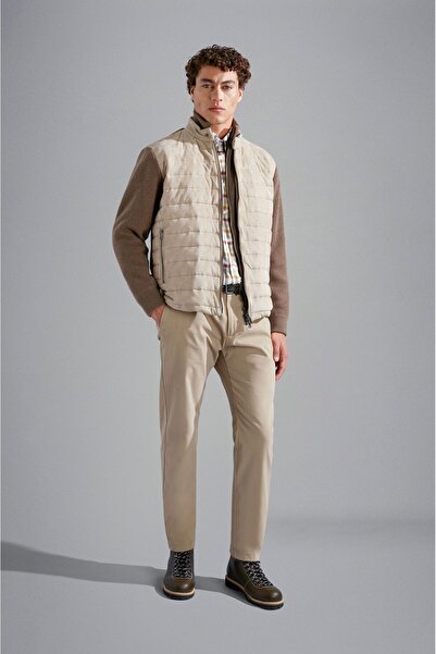 PAUL&SHARK MEN'S ZIPPED PULLOVER C.WWOOL