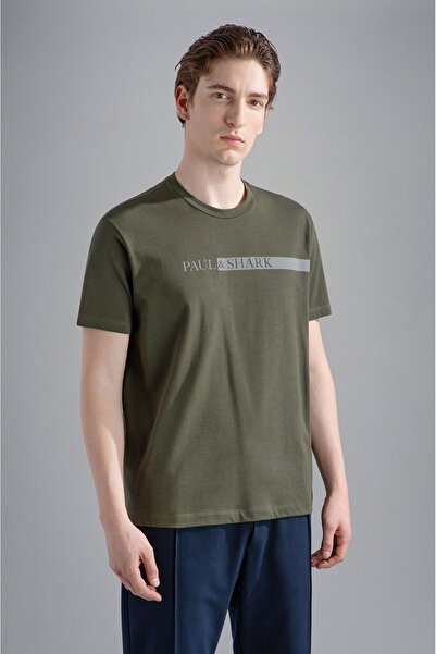 PAUL&SHARK ΑΝΔΡΙΚΟ ΠΛΕΚΤΟ T-SHIRT C.W. ΒΑΜΒΑΚΙ