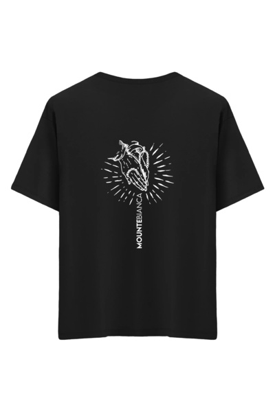 Mounte Bianca Unisex četiri - Oversize kroj T-shirt