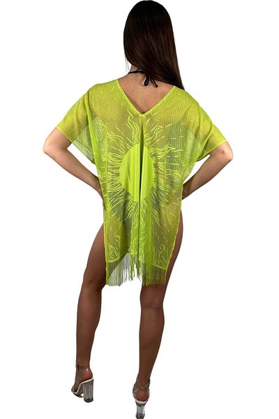 Sinhan Pareo Comfortable and Stylish Beach Dress Sun Pattern - Pistachio Green