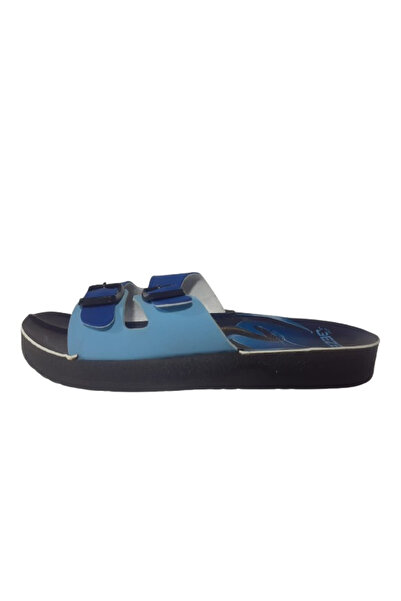 GEZER Синьо-блакитні чоловічі тапочки з двома ремінцями - GEEZR60-06