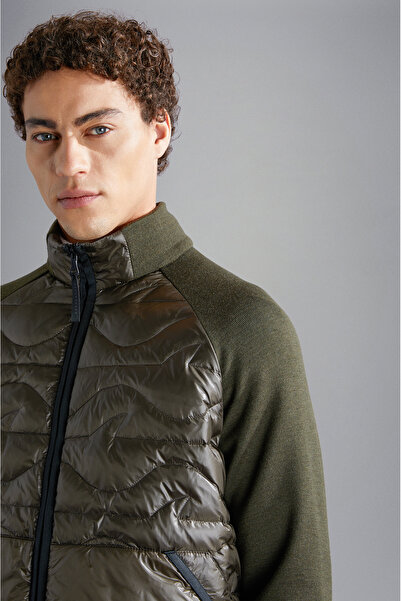 PAUL&SHARK MEN'S ZIPPED PULLOVER C.W. WOOL