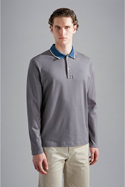 PAUL&SHARK MEN'S KNITTED POLOSHIRT C.W. COTTON