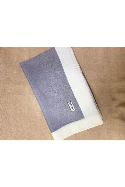 JAWEL ŞAL Monogram Patterned Shawl