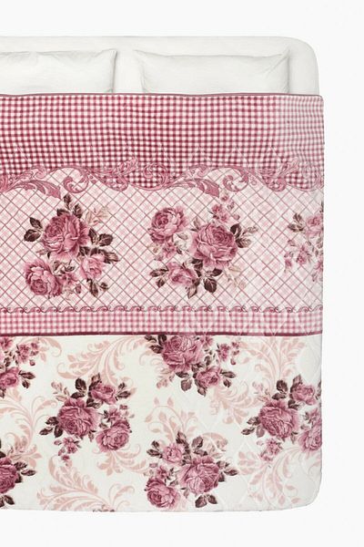 SARAR BATTANİYE Wraps Double Blanket Rosrey Dried Rose