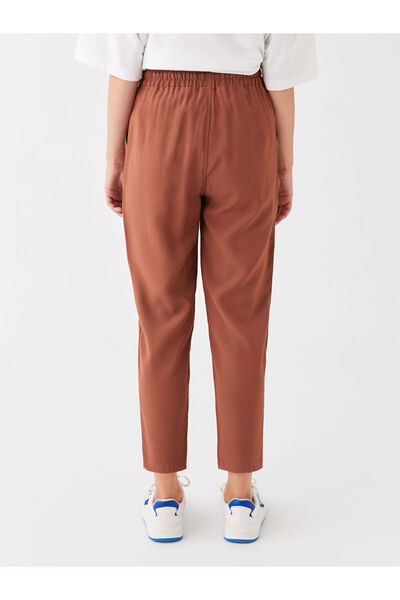 LC Waikiki Carrot Cut Women's Trousers with Elastic Waist
