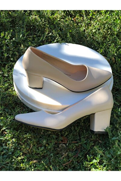 KAFKASLAR حذاء بكعب سميك 5 سم متوسط الطول