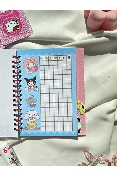 Wisevelya Mavi Cinnamoroll Sticker Defteri