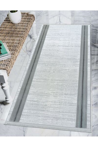 KARAR HALI Modern Desenli Halı Koridor Kesme Yolluk Yumuşak Doku  Dokuma Maki...