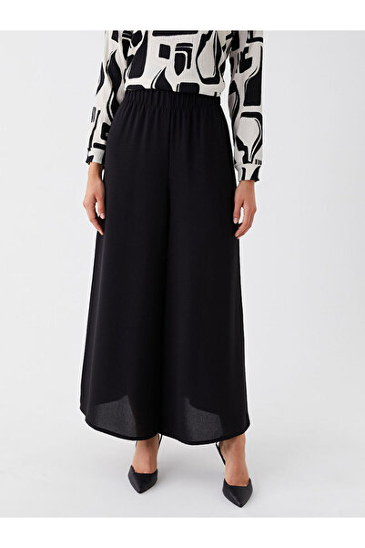 LC Waikiki Women's Palazzo Trousers with Elastic Waist