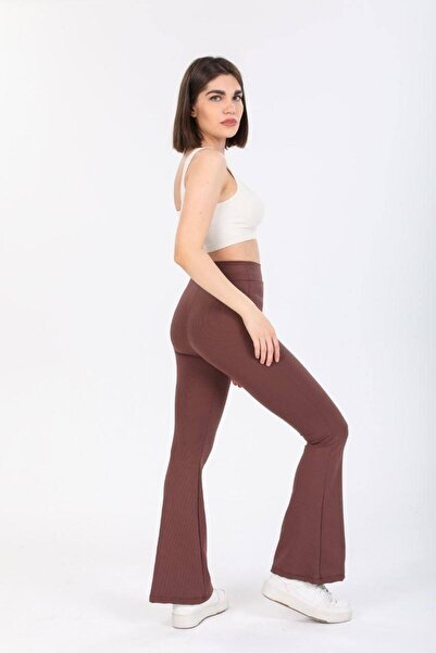 SUNCEMOJE Kadın Fitilli İspanyol Tayt