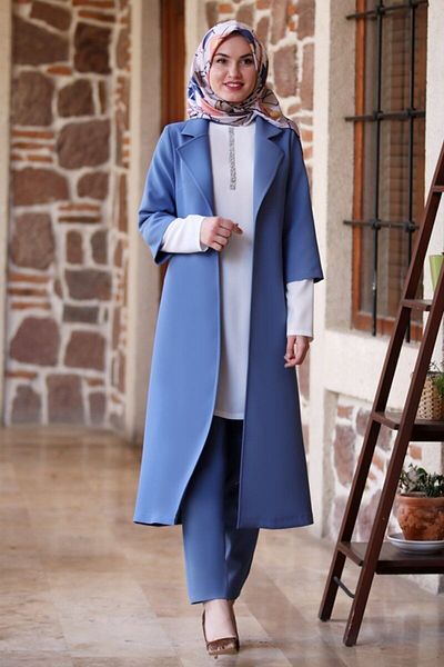 Fashion Showcase Set triplu pentru femei Indigo Sleeve Demand (Mdv1097)