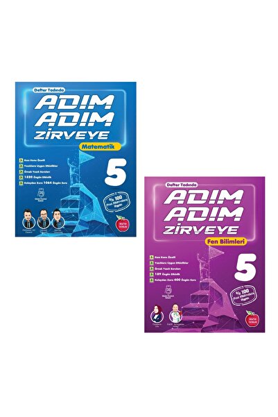Newton Yayınları 5. Sınıf Adım Adım Zirveye Matematik + Fen Bilimleri Soru Bankası