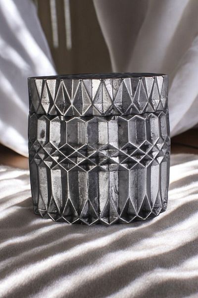 Viselia Cutie de bijuterii - Organizator cu capac, argintiu antic, culoare model 8