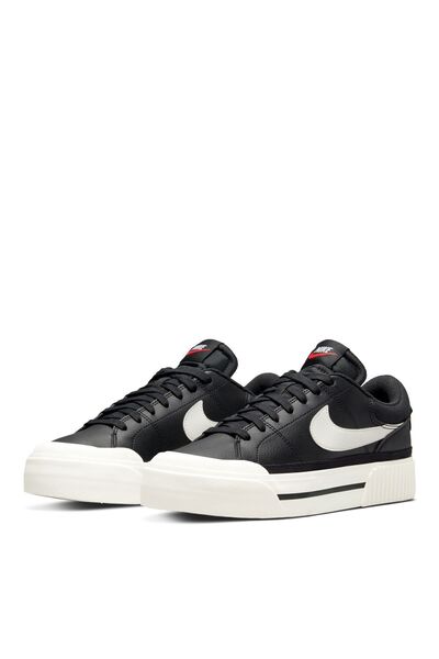 Nike Siyah - Gri - Gümüş Kadın Lifestyle Ayakkabı DM7590-001 WMNS COURT LEGACY LIFT