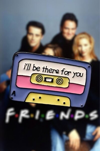 redame Friends Dizi TV Series Premium Metal Pin Rozet Aksesuar