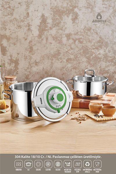 Amboss Green Ocean 4-6 Liter Matic Pot Set