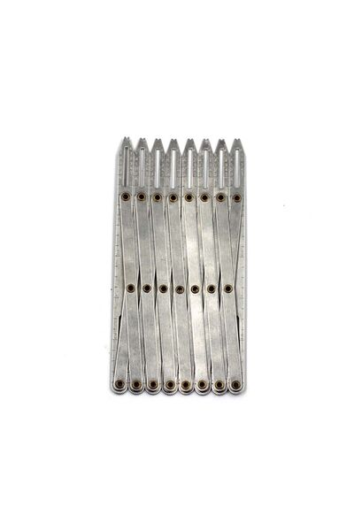 hodbehod Sewing Button Eyelet Buttonhole Paper File Fabric Equal Distance Measuring Marking Tool Ruler