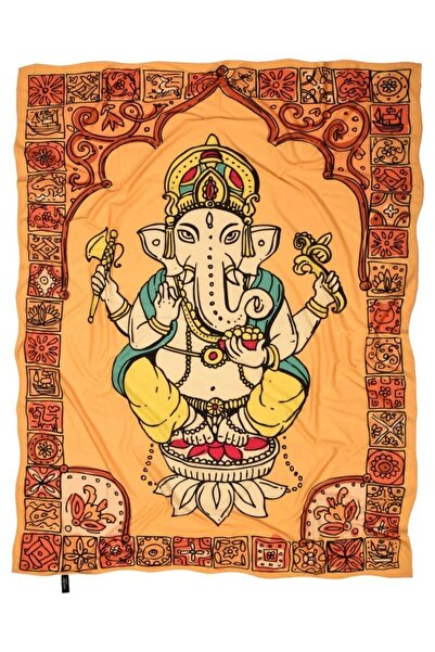 WANDER TAPESTRY غطاء حائط Hinduism God Ganapati Mandala Wander Tapestry (ganesha،ganesha)