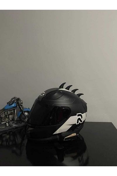 HAFA 3D TASARIM Claxon pentru Cască Motocicletă - Claxon de Diavol - Spate de Dragon - Ornament Cască 4 Bucăți