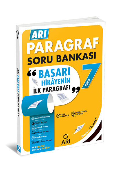 Arı Yayıncılık 7 Sınıf Arı Paragraf Soru Bankası