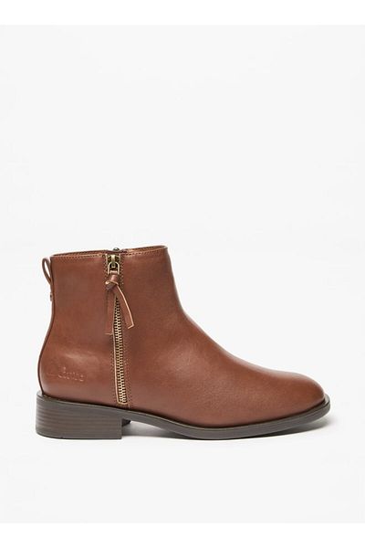 Lee Cooper Women's Solid Ankle Boots with Zip Closure