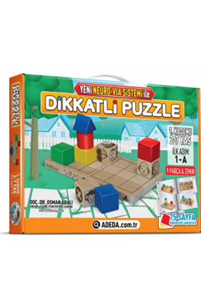 Adeda Yayınları Dikkatli Puzzle Ilk Adım (3-7 Yaş)