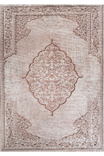 RENKLİBUTİK Modern Patterned Velvet Carpet Cover - Elastic and Non-Slip, Washable, 6 M2