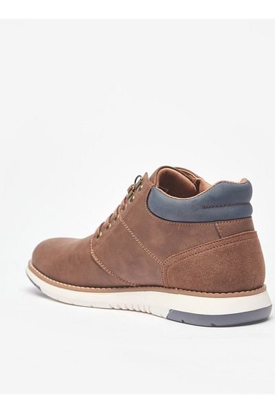 Lee Cooper Men's Panelled Lace-Up Chukka Boots