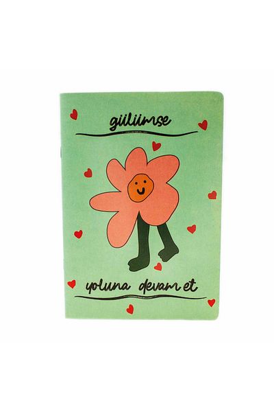PALTO TASARIM Smile, Keep Your Way! Daily Design Notebook - Unlined Notebook A5