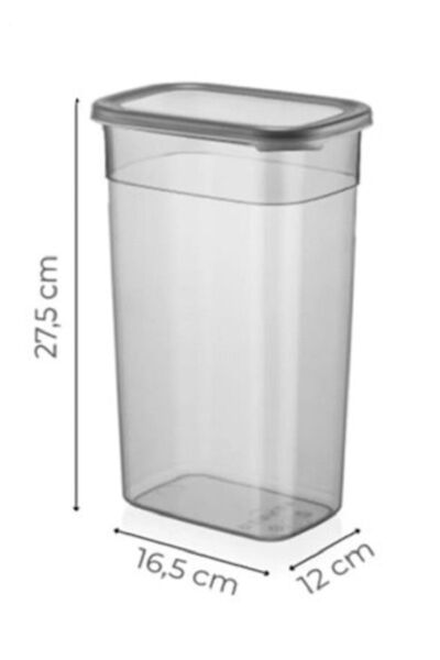 Dem Home 3200 ml Storage Container Set - 12-Piece Food Storage Clay 3.2 Lt.