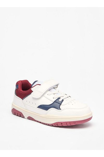 LBL by Shoexpress Panelled Shoes with Hook and Loop Closure