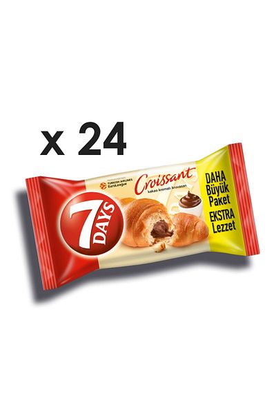 7DAYS 24-Piece Croissant with Cocoa Cream 72 Gr