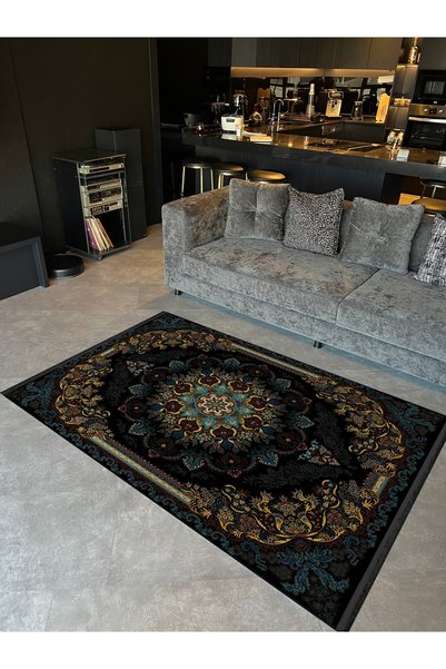 Rugs Modern Halı Μοντέρνο διακοσμητικό χαλί της σειράς «Ethnic» με σκούρα χρώ...