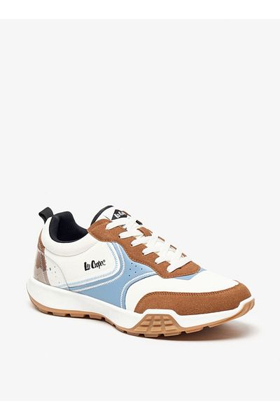 Lee Cooper Men's Colourblock Sneakers with Lace-Up Closure