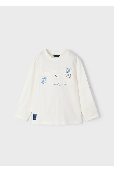 MAYORAL Boys' T-Shirt - Cream Color