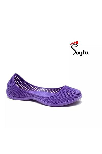 SOYLU Lilac Sea Shoes - Girl, Beach, Pool, Spa, Non-Slip Sole