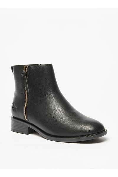 Lee Cooper Women's Solid Ankle Boots with Zip Closure